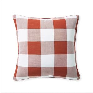 Serena and Lily Perennials Gingham Pillow Cover